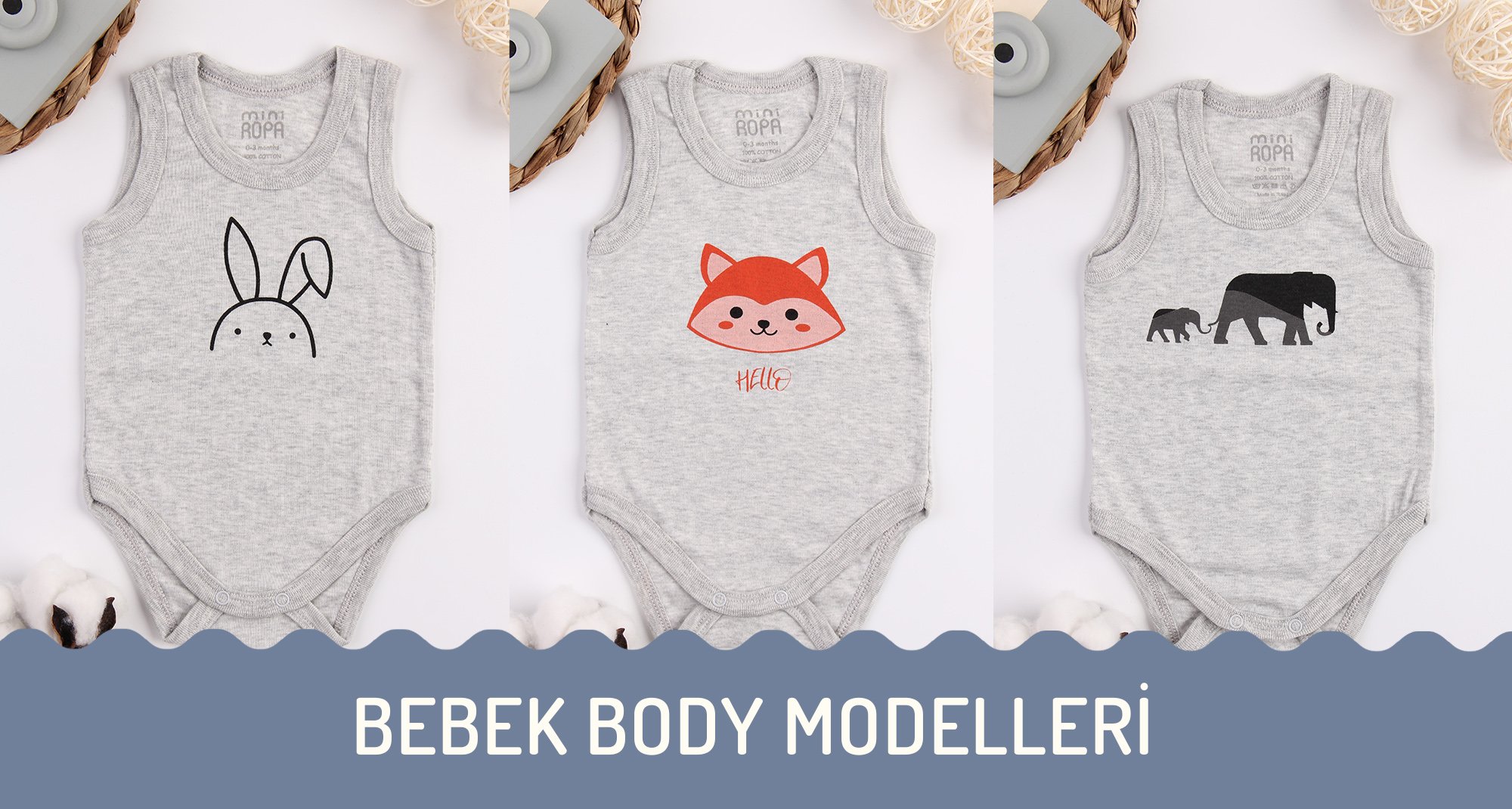 Bebek Gardırobunun Vazgeçilmezi; Bebek Body Modelleri
